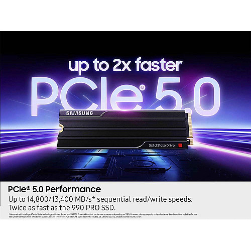 Накопитель SSD Samsung M.2 8TB PCIe 5.0 9100PRO + радиатор