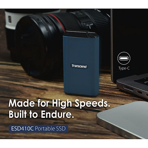 Портативний SSD Transcend 1TB USB 3.2 Gen 2x2 Type-C ESD410C R2000/W2000MB/s