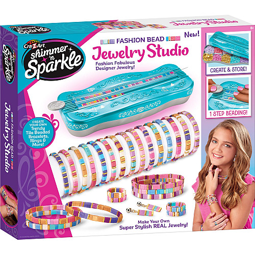 Набір для виготовлення браслетів Cra-Z-Art Dots & Dashes Tila Bead Bracelet Studio з намистинами