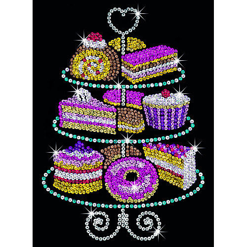 Набір для творчості Sequin Art Blue Набір тістечок 25*34см