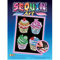 Набір для творчості Sequin Art Blue Кекси 25*34см