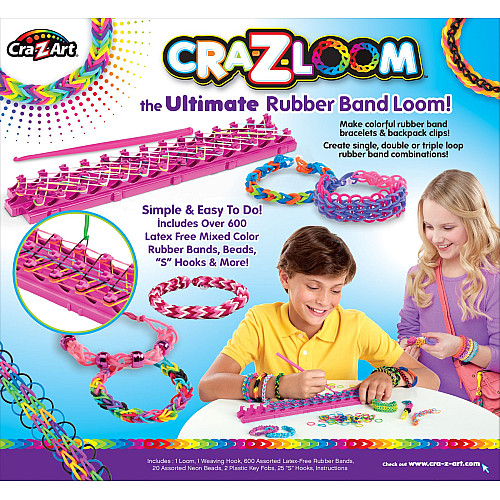 Набір для виготовлення браслетів Cra-Z-Art Ultimate Rubber Band Loom в асорт.