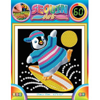 Набор для творчества Sequin Art 60 Пингвин 17*17см
