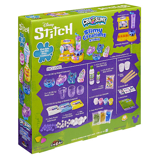 Слайм Cra-Z-Art Stitch Slimy Creations Studio, набір 31од
