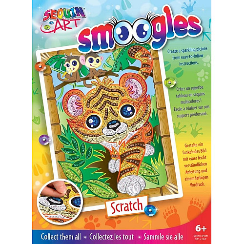Набір для творчості Sequin Art Smoogles Тигр 25*34см