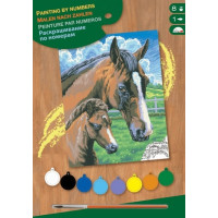 Набір для творчості Sequin Art Painting by numbers Junior Кінь та лоша 23*30см