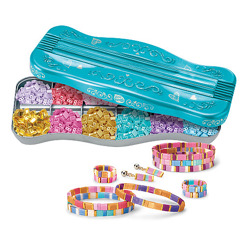 Набір для виготовлення браслетів Cra-Z-Art Dots & Dashes Tila Bead Bracelet Studio з намистинами