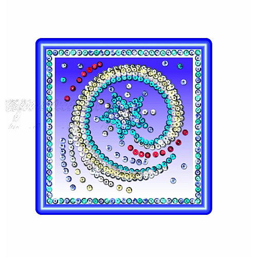 Набор для творчества Sequin Art Seasons Космос, Солнце, Луна и звезды 3шт, 16*16см