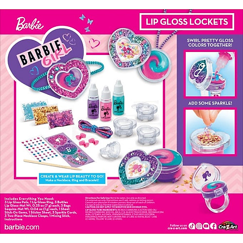 Набір дитячої косметики Cra-Z-Art Barbie Sparkle Lockets