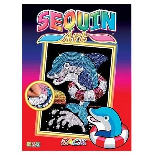 Набор для творчества Sequin Art Red Дельфин Джек 25*34см
