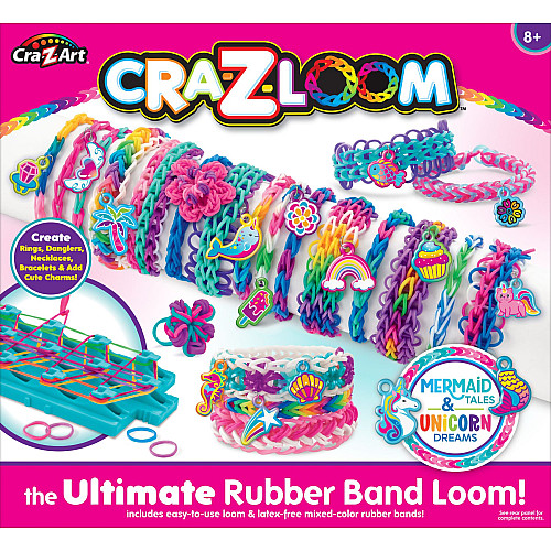 Набір для виготовлення браслетів Cra-Z-Art Charm Loom Studio Mermaid and Unicorn