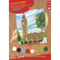 Набор для творчества Sequin Art Painting by numbers Junior Биг Бен 23*30см