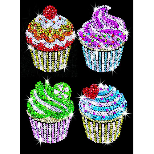 Набір для творчості Sequin Art Blue Кекси 25*34см