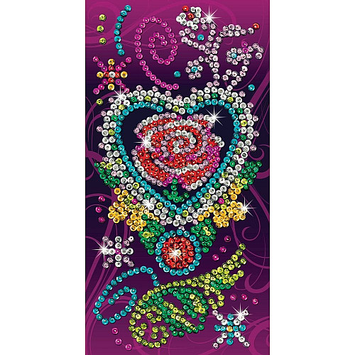 Набір для творчості Sequin Art Picture Art Троянда 15*29см