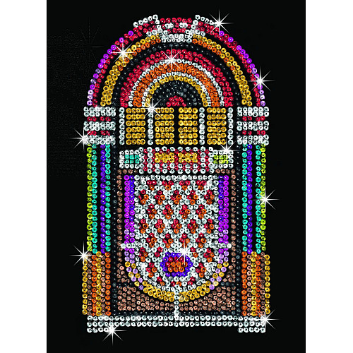 Набір для творчості Sequin Art Orange Музичний автомат 25*34см