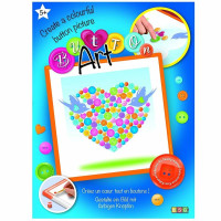 Набор для творчества Sequin Art Button Сердце 26*26см