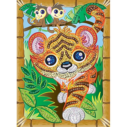 Набір для творчості Sequin Art Smoogles Тигр 25*34см
