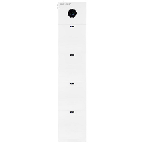 Система резервного живлення 2E PowerWall Vezha, 5000 Вт, 20.48 кВт/год, MPPT 5.5 кВт, WiFi, розширення ємності, паралельне підключення