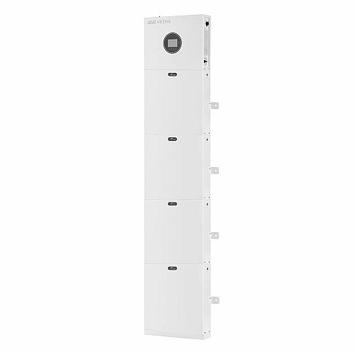 Система резервного живлення 2E PowerWall Vezha, 5000 Вт, 20.48 кВт/год, MPPT 5.5 кВт, WiFi, розширення ємності, паралельне підключення