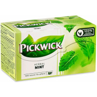 Чай зелений Pickwick з м'ятою 40г (20х2г)X12