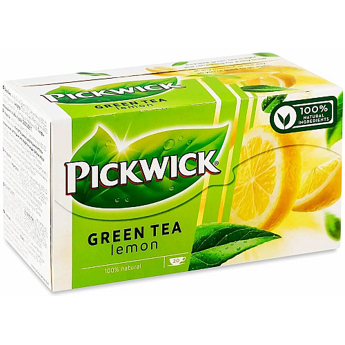 Чай зеленый с лемонграссом и цедрой лимона Pickwick GwA 40г (20х2г) х12 НП