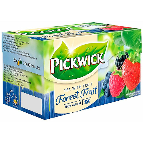 Чай Pickwick G чорний аромат. зі шматоч лісових ягід 30г(20x1.5г) x12 НП