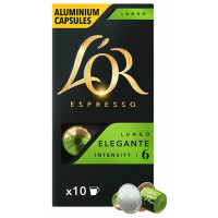 Кава L`OR капсули, Lungo Elegante, арабіка, 10шт, Nespresso