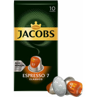 Кава Jacobs  капсули, Espresso Classico, купаж арабіка/робуста, 10шт, Nespresso