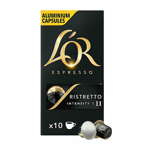 Кава L`OR капсули, Espresso Ristretto, арабіка, 10шт, Nespresso