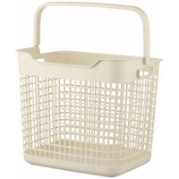 Кошик для білизни ARDESTO 38x29.5x33см, 26л, пластик PP, бежевий