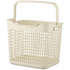 Кошик для білизни ARDESTO 38x29.5x33см, 26л, пластик PP, бежевий