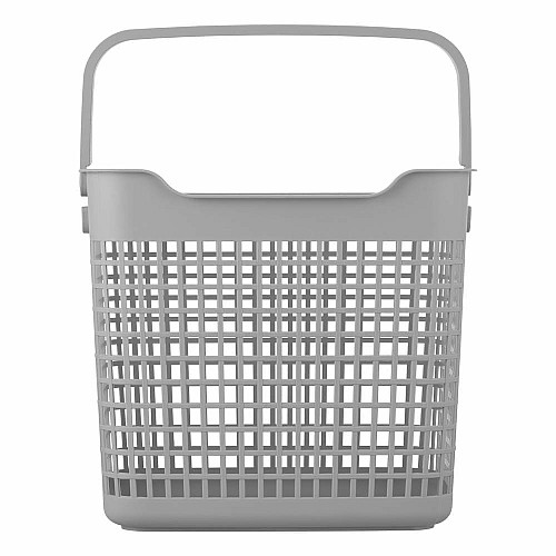 Кошик для білизни ARDESTO 38x29.5x33см, 26л, пластик PP, сірий
