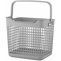 Кошик для білизни ARDESTO 38x29.5x33см, 26л, пластик PP, сірий