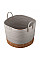 Кошик ARDESTO Minimalism 35х35х27см, паперовий шпагат, рогожка, сірий