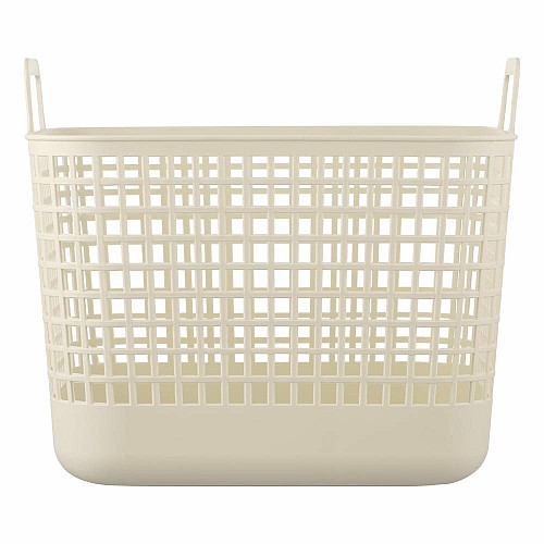Кошик для зберігання ARDESTO 39x37x34.5см, 34л, пластик PP, бежевий