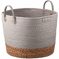 Кошик ARDESTO Minimalism 35х35х27см, паперовий шпагат, рогожка, сірий