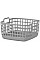 Кошик для зберігання ARDESTO 20.6x20x12.4см, 3л, пластик PP, cірий