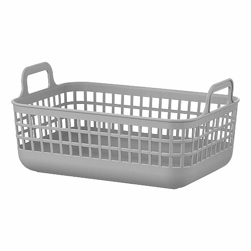 Кошик для зберігання ARDESTO 33x22x16.3см, 7л, пластик PP, cірий