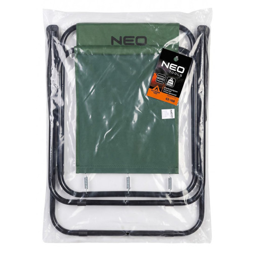 Стілець розкладний Neo Tools, 73x56x52см, до 110кг, 1.95кг