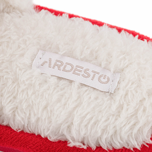 Взуття домашнє ARDESTO Christmas 38/39 розмір, 100% поліестер, підошва 100% гума, червоний