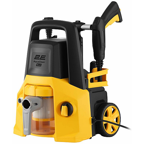 Мінімийка високого тиску 2E AquaClean 4в1 1600Вт 130бар 480л/год шланг 8м 11кг
