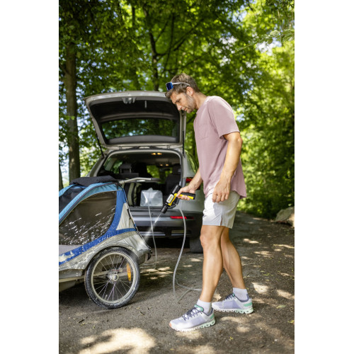 Мінімийка середнього тиску портативна Karcher OC Handheld Compact 150л/год шланг 5м 15Бар 2.2кг USB-C
