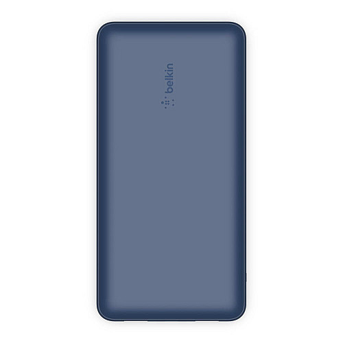 Аккумулятор портативный литий-ионный Power Bank Belkin 20000мА·ч, 15Вт, 2хUSB-A/USB-C, голубой