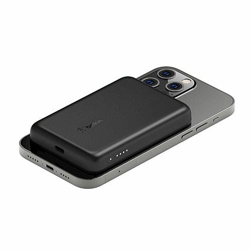 Аккумулятор портативный литий-ионный Power Bank Belkin 2500мА·ч, 7,5Вт, Magnetic, черный