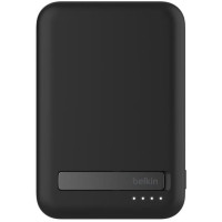 Акумулятор портативний літій-іонний Power Bank Belkin 8000мА·год, 15Вт, Magnetic Qi2, чорний