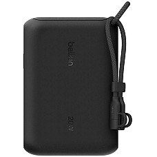 Акумулятор портативний літій-іонний Power Bank Belkin 10000мА·год, 20Вт, з дисплеєм, чорний