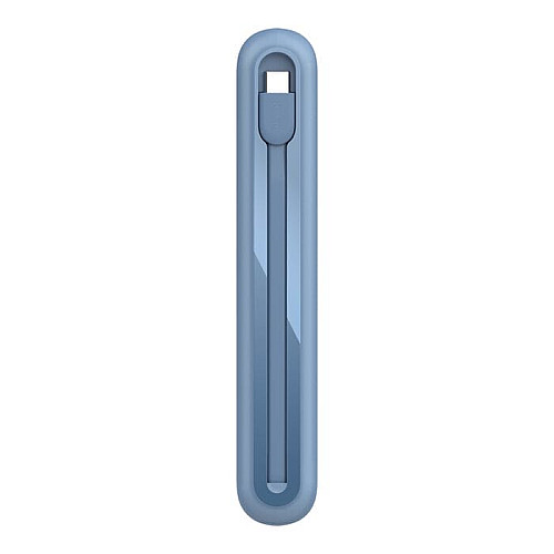 Аккумулятор портативный литий-ионный Power Bank Belkin 20000мА·ч, 30Вт, с интегрированным кабелем USB-C, синий