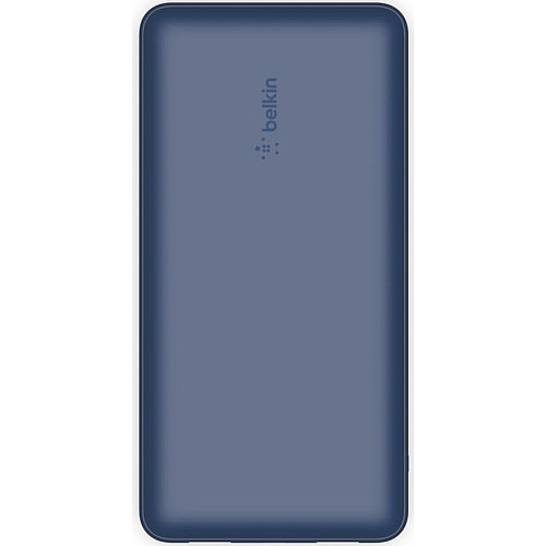 Аккумулятор портативный литий-ионный Power Bank Belkin 20000мА·ч, 15Вт, 2хUSB-A/USB-C, голубой