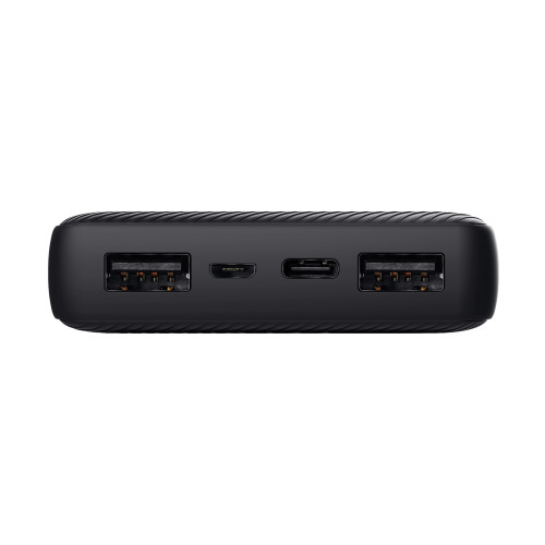Акумулятор портативний літій-іонний power bank Trust Primo ECO, 20000мА·год, 2хUSB-A/USB-C, 15W, чорний