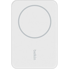 Аккумулятор портативный литий-ионный Power Bank Belkin 5000мА·ч, 7.5Вт, Magnetic, белый